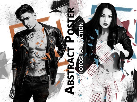 Abstract Poster Photoshop Action Guide