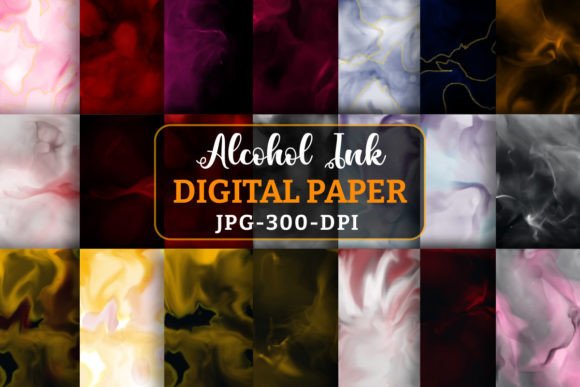Evaluating the Alcohol Ink Digital Paper Graphic Bundle