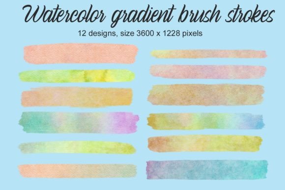 Mastering Digital Artistry: A Guide to Using Watercolor Gradient Brush Strokes in Modern Design