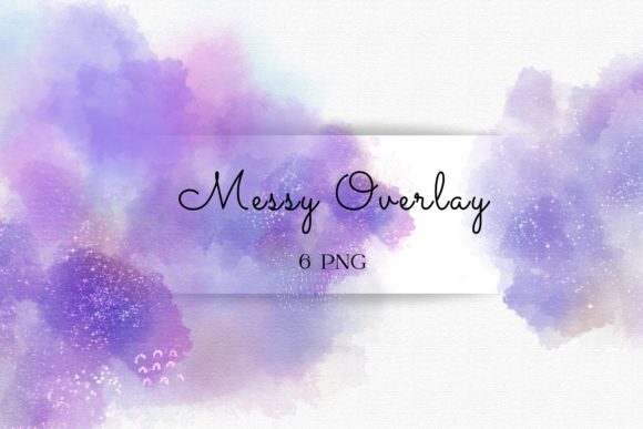 Transforming Digital Designs with Messy Paint Overlays Clipart