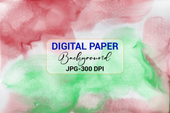 Unlocking Creative Potential with Red Green Alcohol Ink Digital Paper