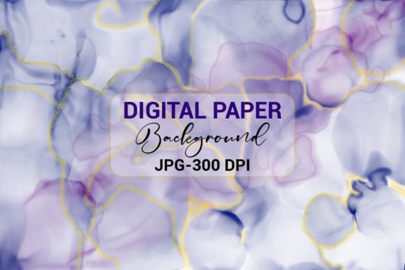 Unlocking Visual Potential with Turquoise Blue Alcohol Ink Digital Paper