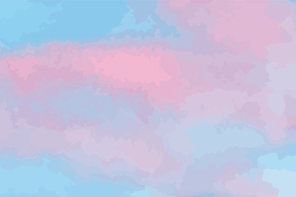 Watercolor Rainbow Sky Background for Creative Projects